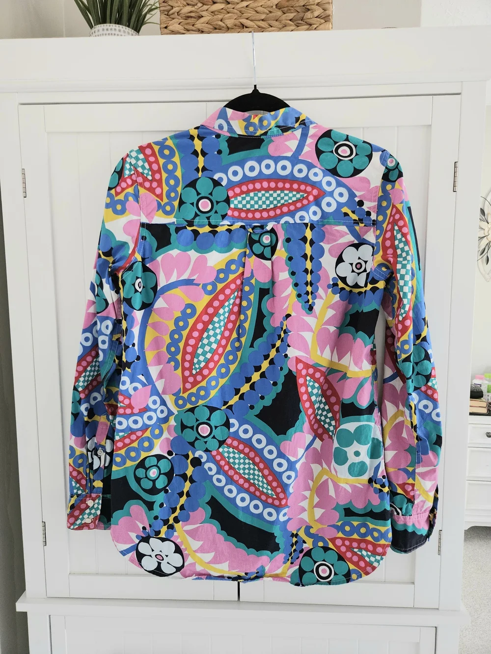J. Crew Ratti Kaleidoscope button-down shirt